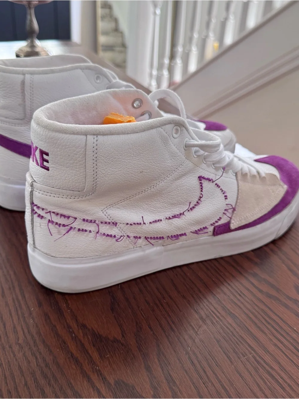Nike SB Zoom Blazer Mid Edge Lakers DA2189-100 Men’s Size 12